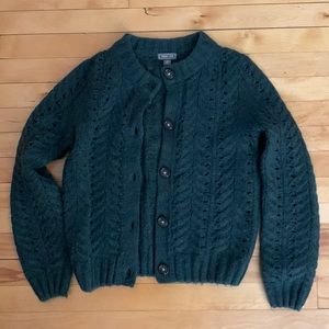 J. Crew Point Sur Wool Blend Cardigan
